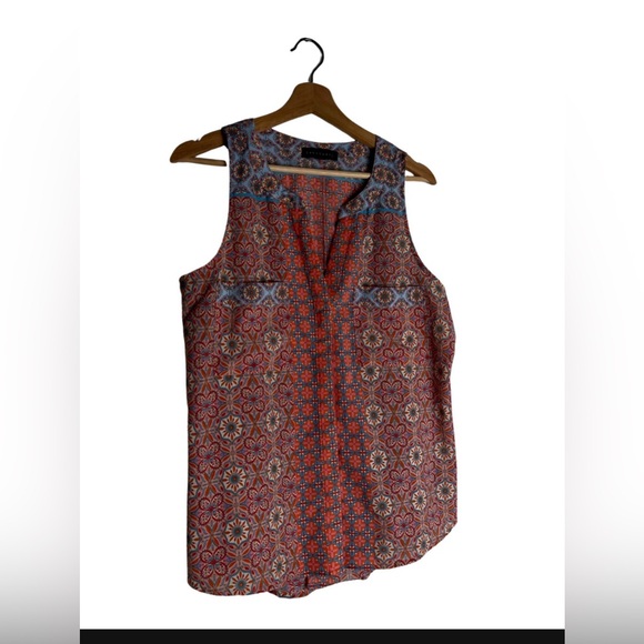 Sanctuary Clothing Women's Sleeveless Medallion-Print Top Multicolor large‎ - Picture 1 of 8